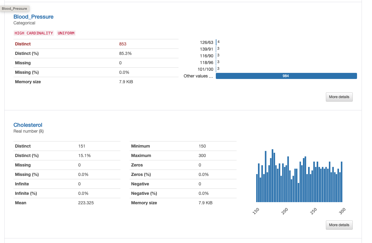 Pandas Profiling 3